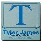 Any Letter New Baby Wall Canvas